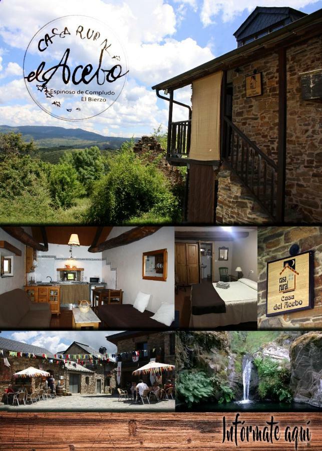 Casa Rural Del Acebo Espinoso de Compludo Exteriör bild